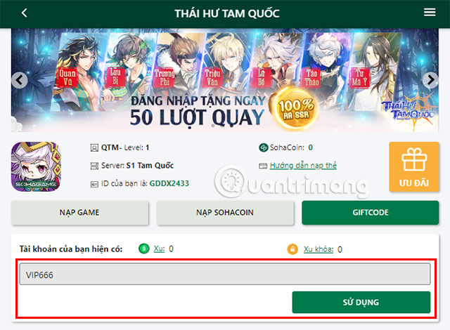 Latest Code Thai Hu Tam Quoc Picture 4