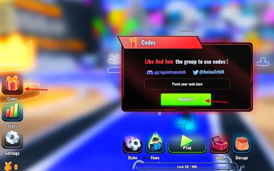 Latest Egoist Rematch Code and How to Redeem Picture 2