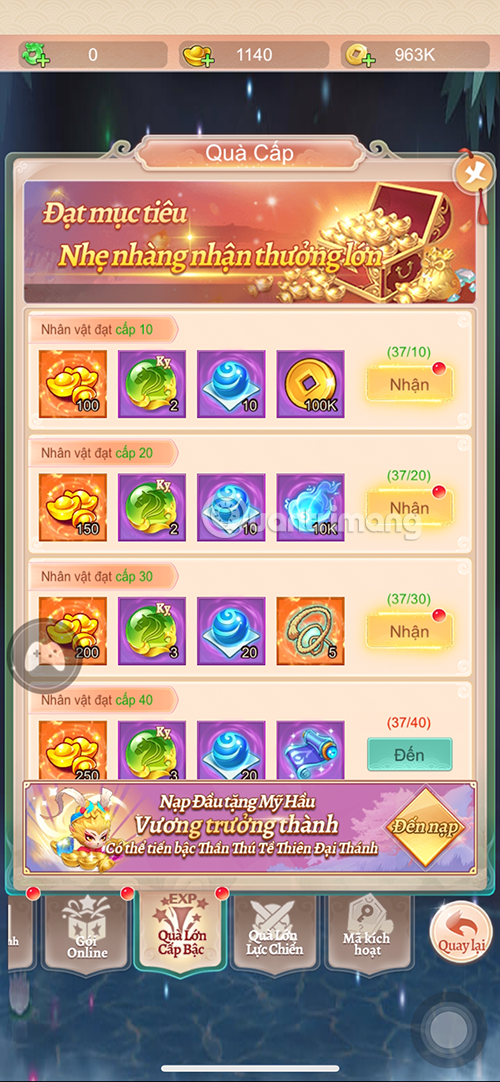 Latest Tay Du Mini Code and how to redeem code for rewards Picture 3