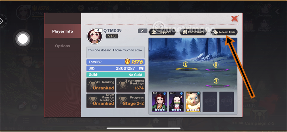 Latest MoonNight Oni Slayer Forgotten Code and How to Redeem Code for Rewards Picture 2