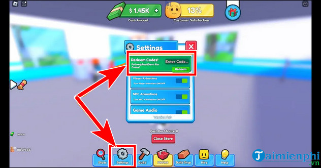 Latest Supermarket Simulator code 6/2024 and how to enter Picture 2