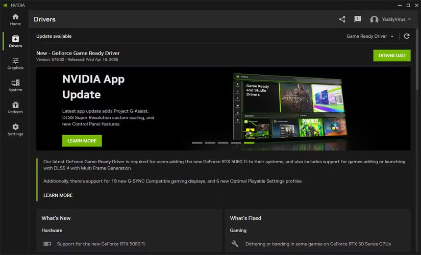 Nvidia's Latest Update Will Make Your GPU Look Like New Picture 1