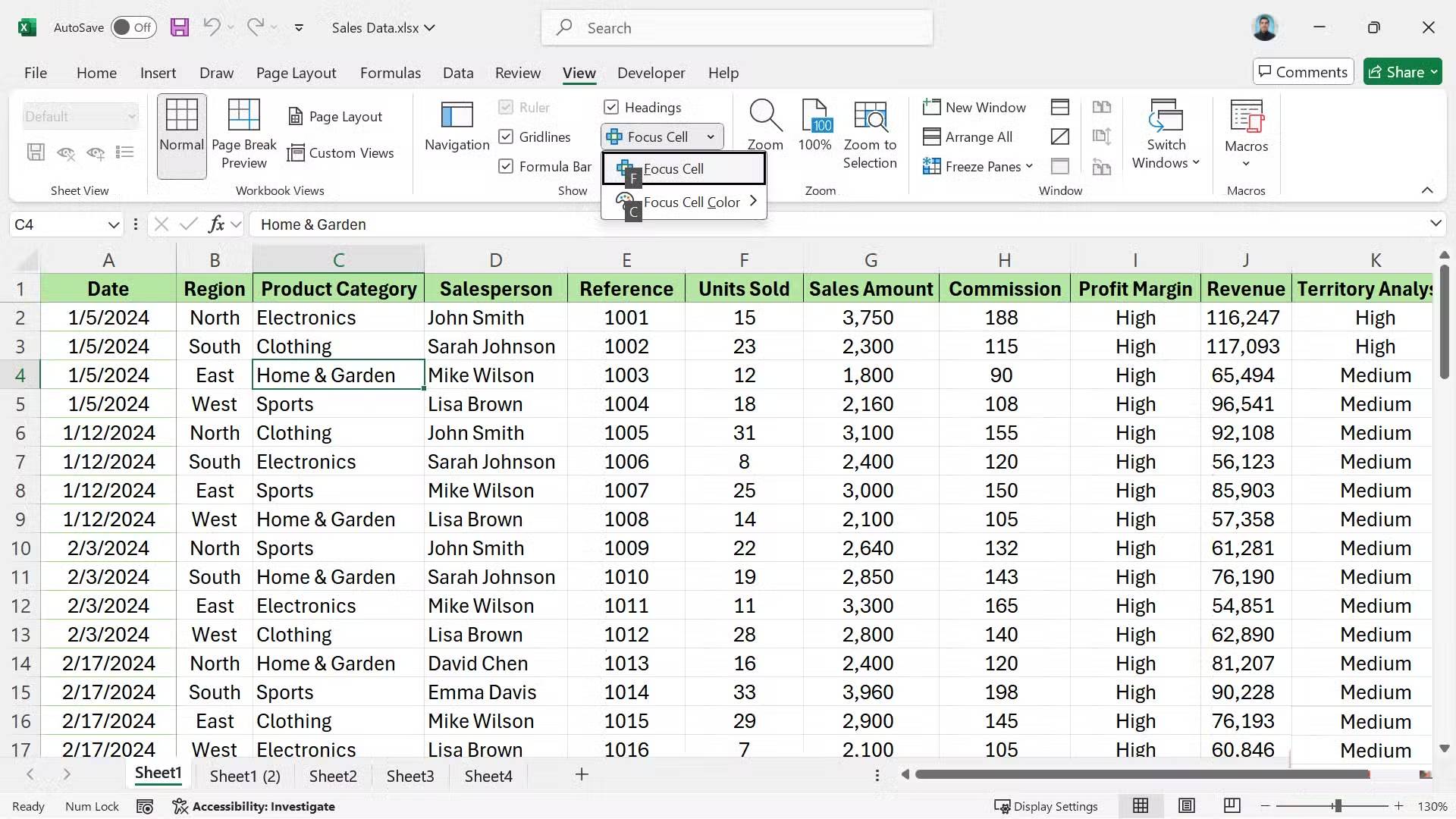 Learn about Focus Cell: A hidden Excel setting that makes spreadsheets instantly easier to read. Picture 7