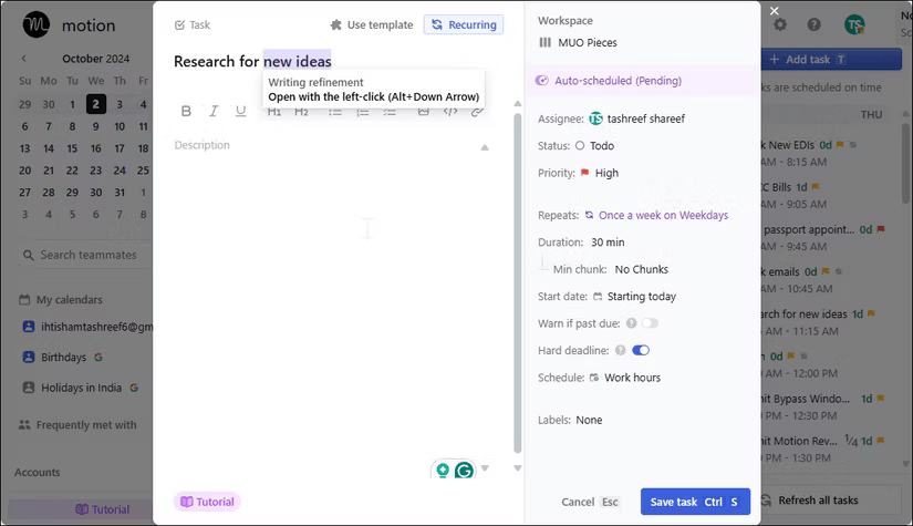 Learn About Motion: The AI-Powered Task Manager Picture 6