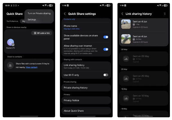 Learn about Private Sharing: How to share files faster and smarter on Samsung phones Picture 1