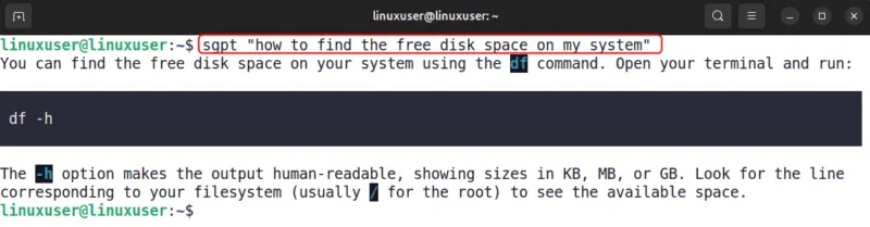 Learn about ShellGPT: Converting text into terminal commands. Picture 4