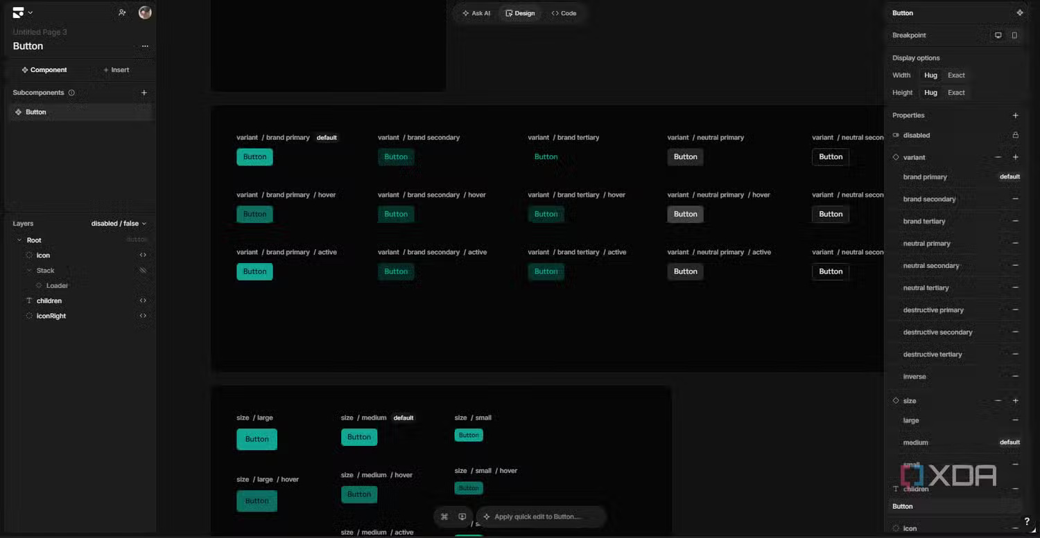 images 12 of Learn about Subframe: A coding vibe tool that replaces Claude Design, Figma Make, and Replit.