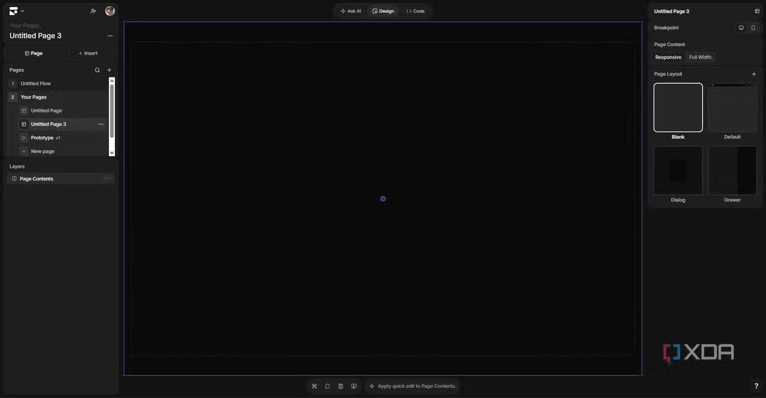 images 5 of Learn about Subframe: A coding vibe tool that replaces Claude Design, Figma Make, and Replit.