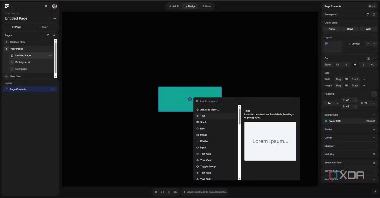 images 8 of Learn about Subframe: A coding vibe tool that replaces Claude Design, Figma Make, and Replit.