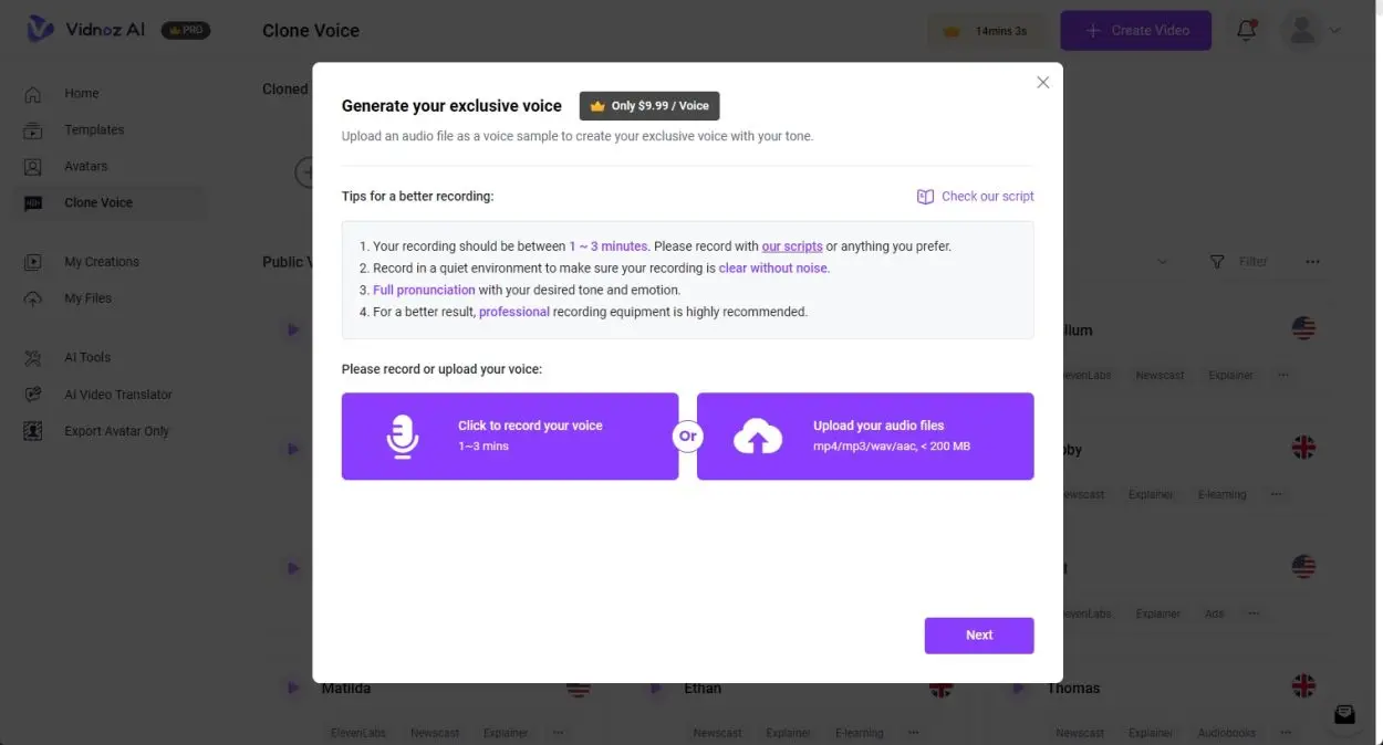 Learn about Vidnoz AI: A tool to create stunning AI videos in minutes Picture 4