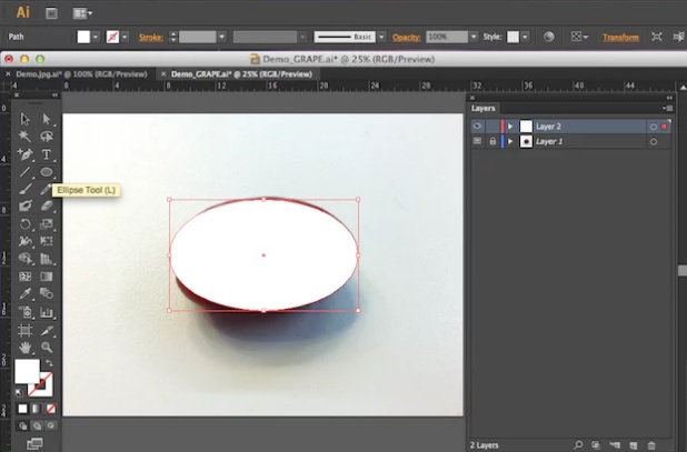 Picture 2 of Learn the basics of the Mesh Tool in Illustrator.
