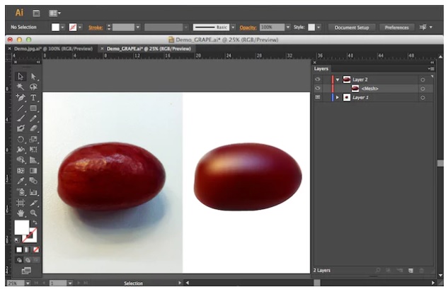 Picture 8 of Learn the basics of the Mesh Tool in Illustrator.