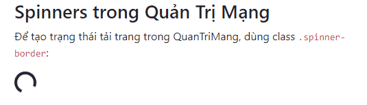 Picture 1 of Lesson 14: Spinner in Bootstrap 5