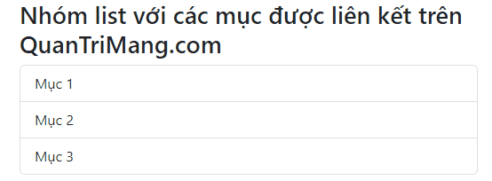 Picture 3 of Lesson 16: List Groups in Bootstrap 5