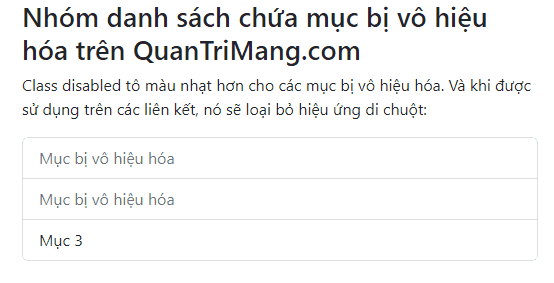 Picture 4 of Lesson 16: List Groups in Bootstrap 5