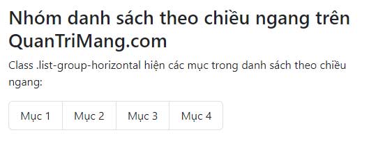 Picture 7 of Lesson 16: List Groups in Bootstrap 5