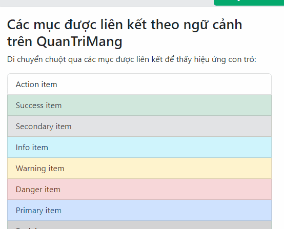 Picture 9 of Lesson 16: List Groups in Bootstrap 5