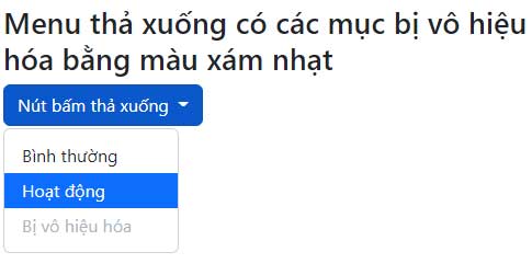 Picture 4 of Lesson 18: Creating a Dropdown Menu in Bootstrap 5