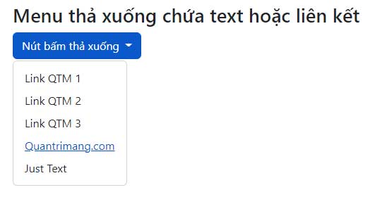 Picture 9 of Lesson 18: Creating a Dropdown Menu in Bootstrap 5