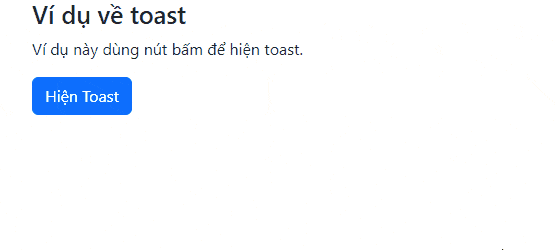 Picture 2 of Lesson 26: Toast in Bootstrap 5