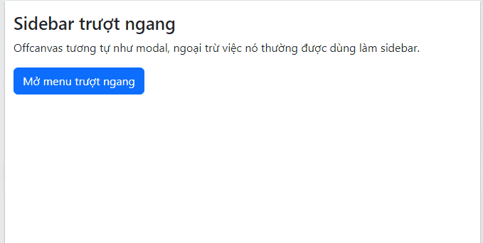 Picture 1 of Lesson 28: Offcanvas in Bootstrap 5
