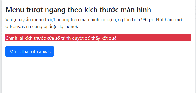 Picture 5 of Lesson 28: Offcanvas in Bootstrap 5