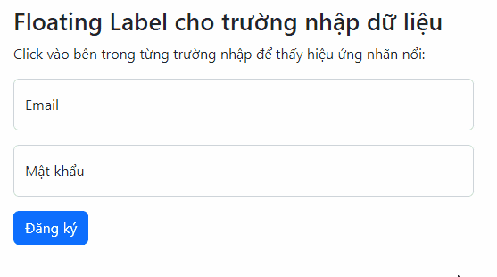 Picture 1 of Lesson 36: Form Floating Label in Bootstrap 5