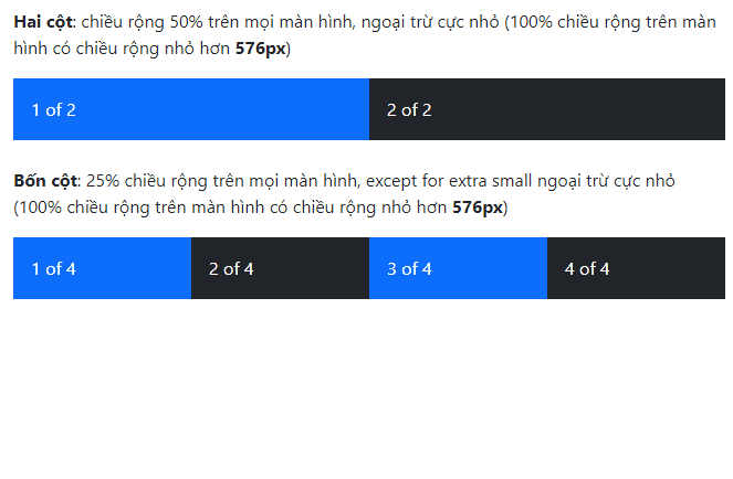 Picture 2 of Lesson 38: Grid Systems from Stacked to Horizontal in Bootstrap 5