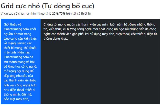 Picture 1 of Lesson 39: Ultra-Small Grid Styles in Bootstrap 5