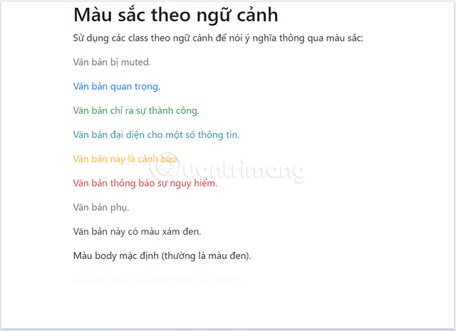 Picture 1 of Lesson 5: Colors in Bootstrap 5