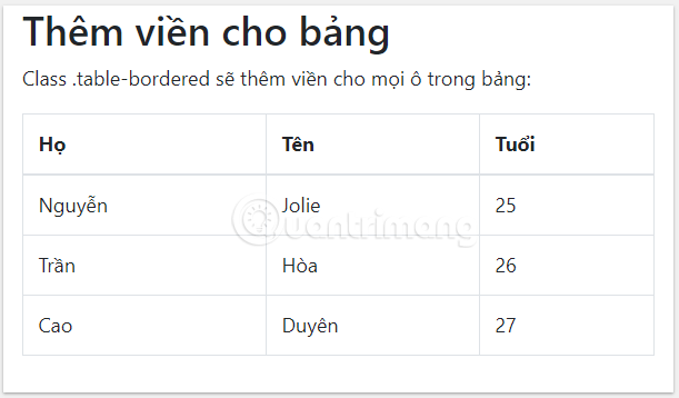 Picture 3 of Lesson 6: Tables in Bootstrap 5