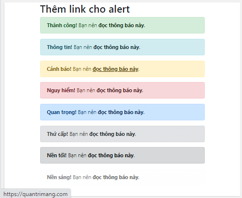 Picture 2 of Lesson 9: Alerts in Bootstrap 5