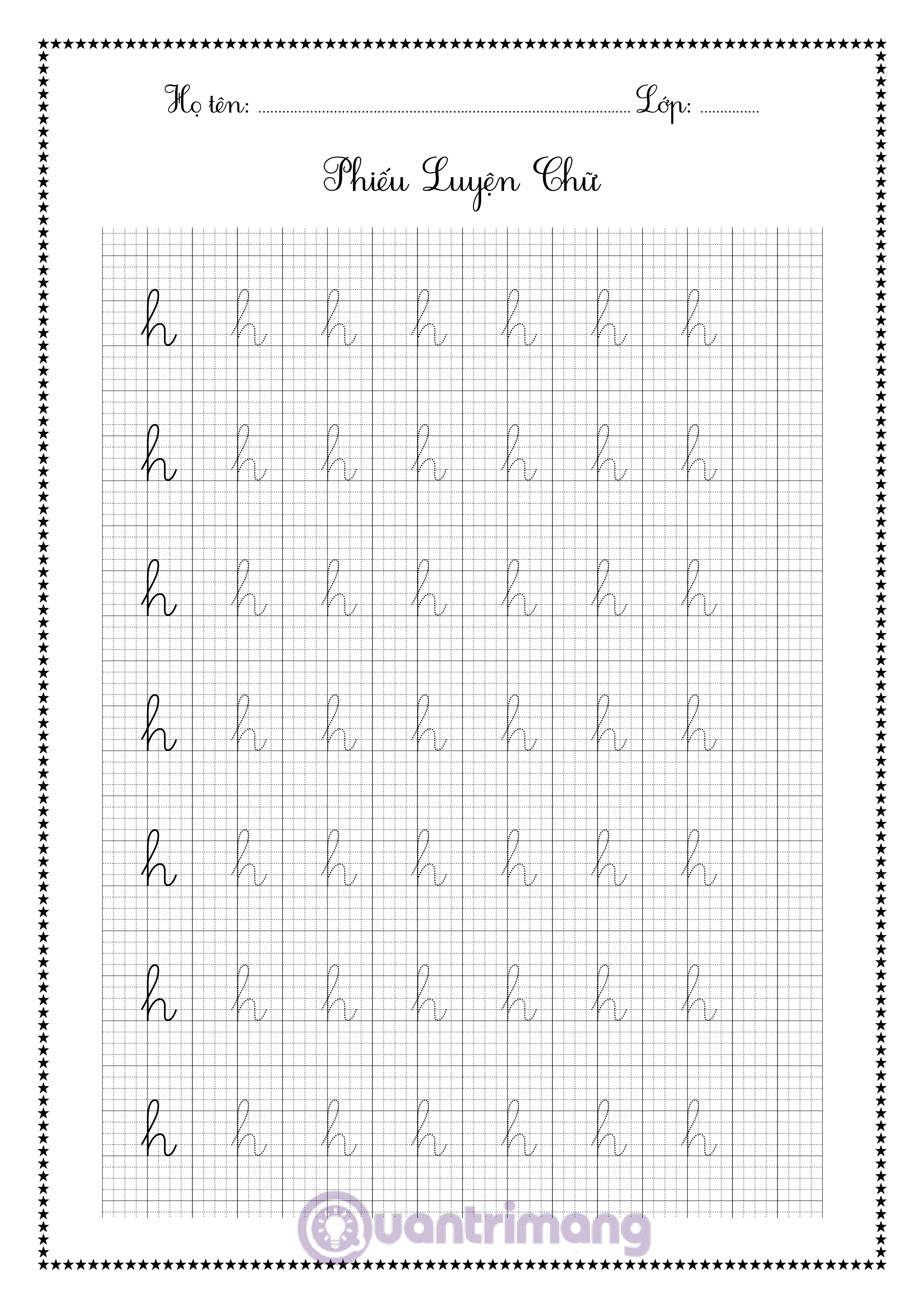Picture 11 of Beautifully designed alphabet and number tracing practice book for 5-year-olds (from 1 to 10).