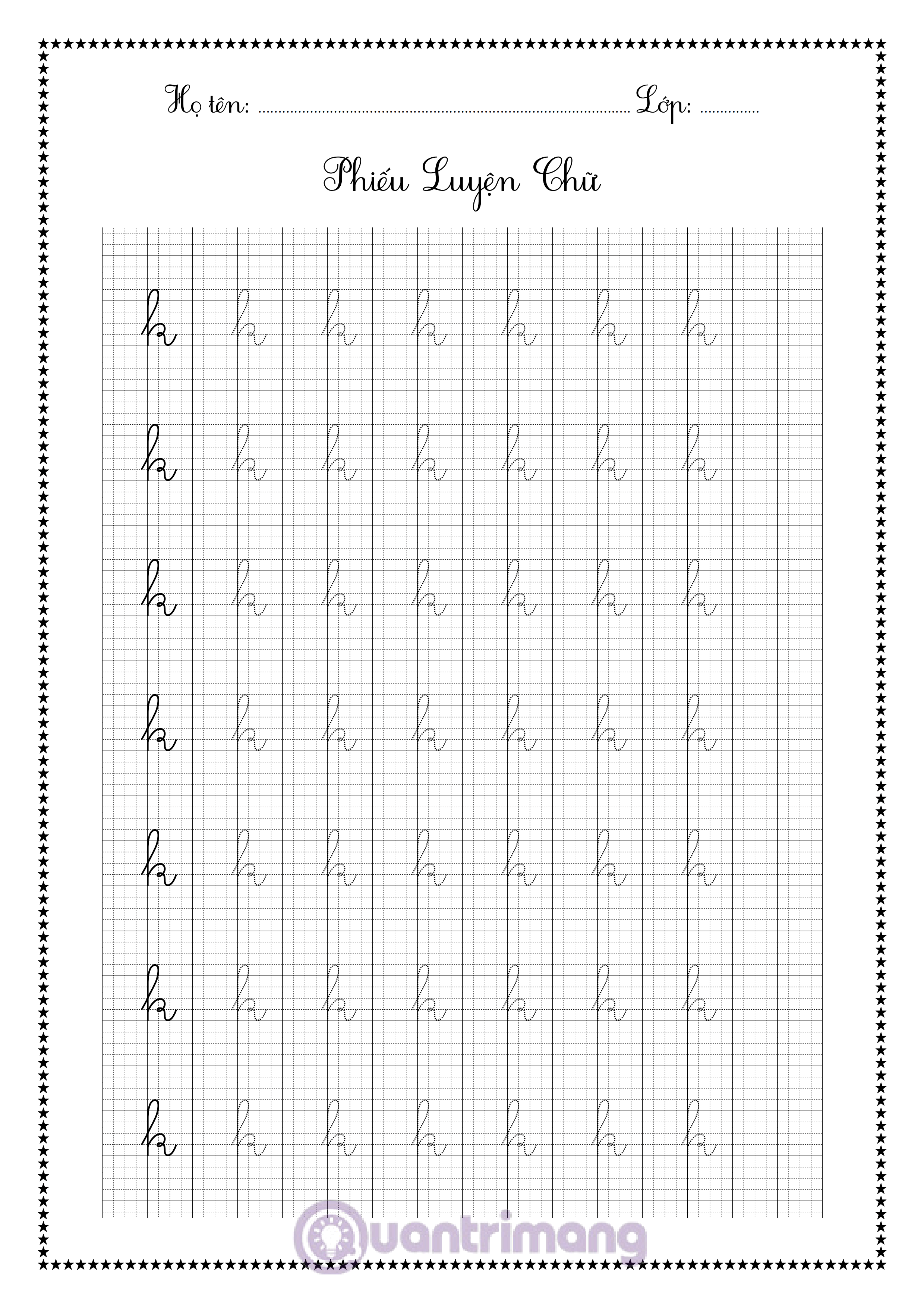 Picture 13 of Beautifully designed alphabet and number tracing practice book for 5-year-olds (from 1 to 10).