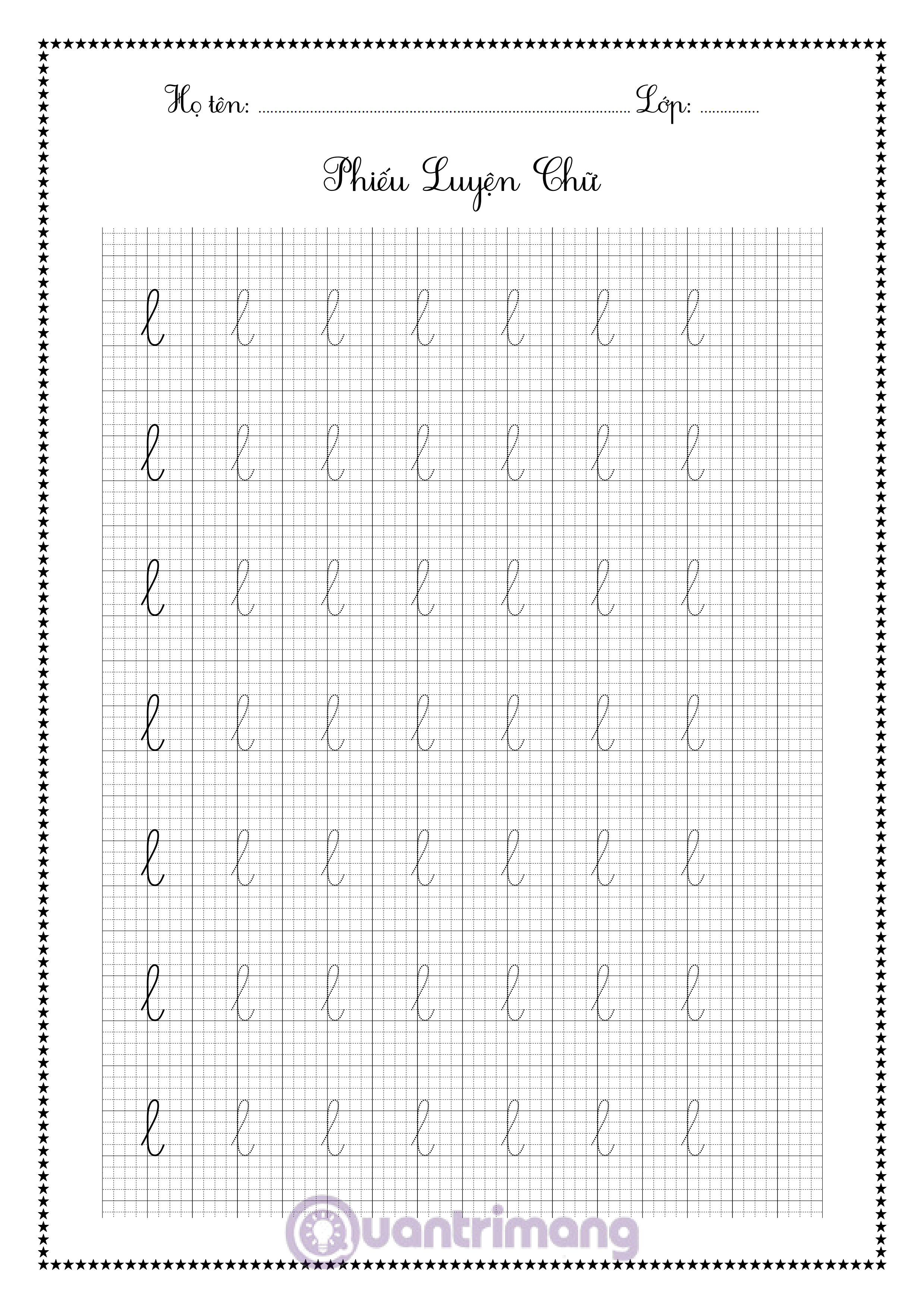 Picture 14 of Beautifully designed alphabet and number tracing practice book for 5-year-olds (from 1 to 10).