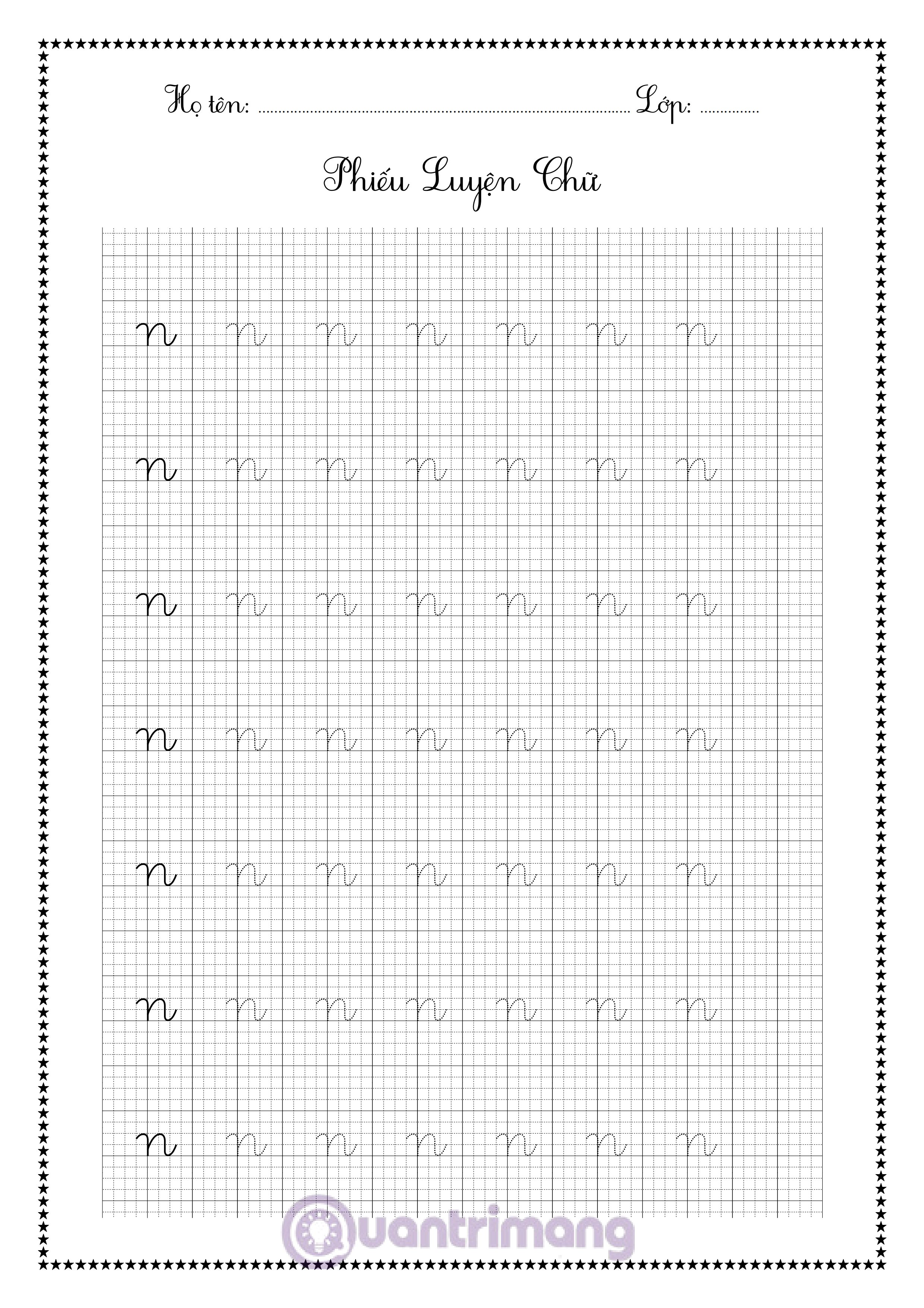 Picture 16 of Beautifully designed alphabet and number tracing practice book for 5-year-olds (from 1 to 10).