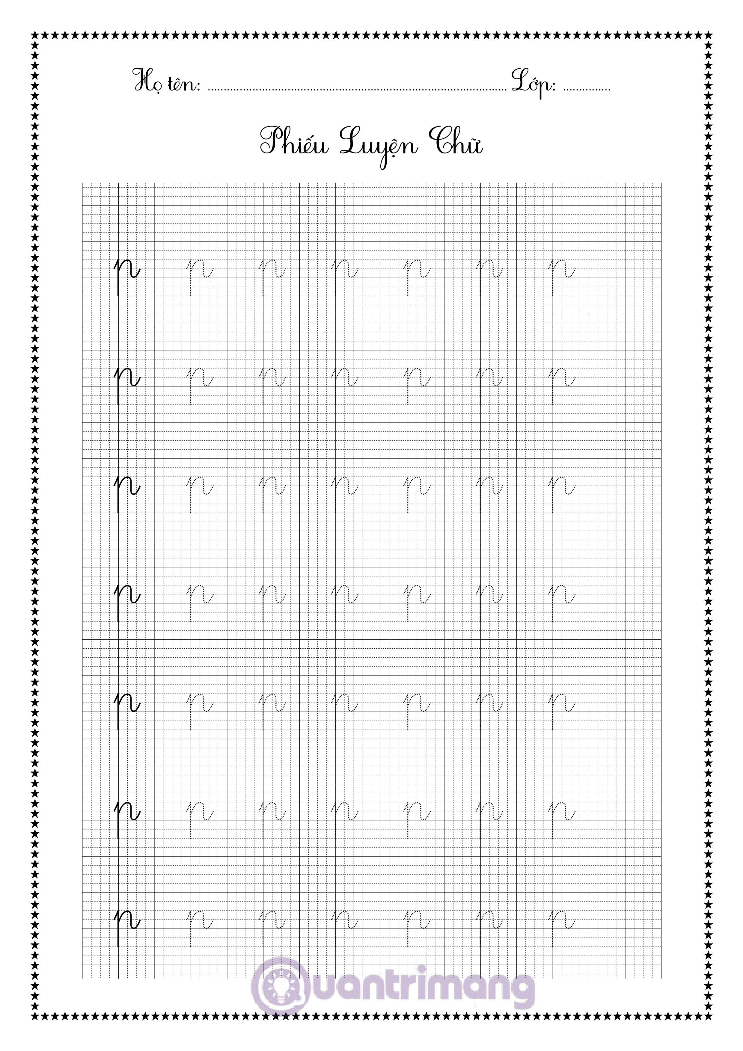 Picture 20 of Beautifully designed alphabet and number tracing practice book for 5-year-olds (from 1 to 10).