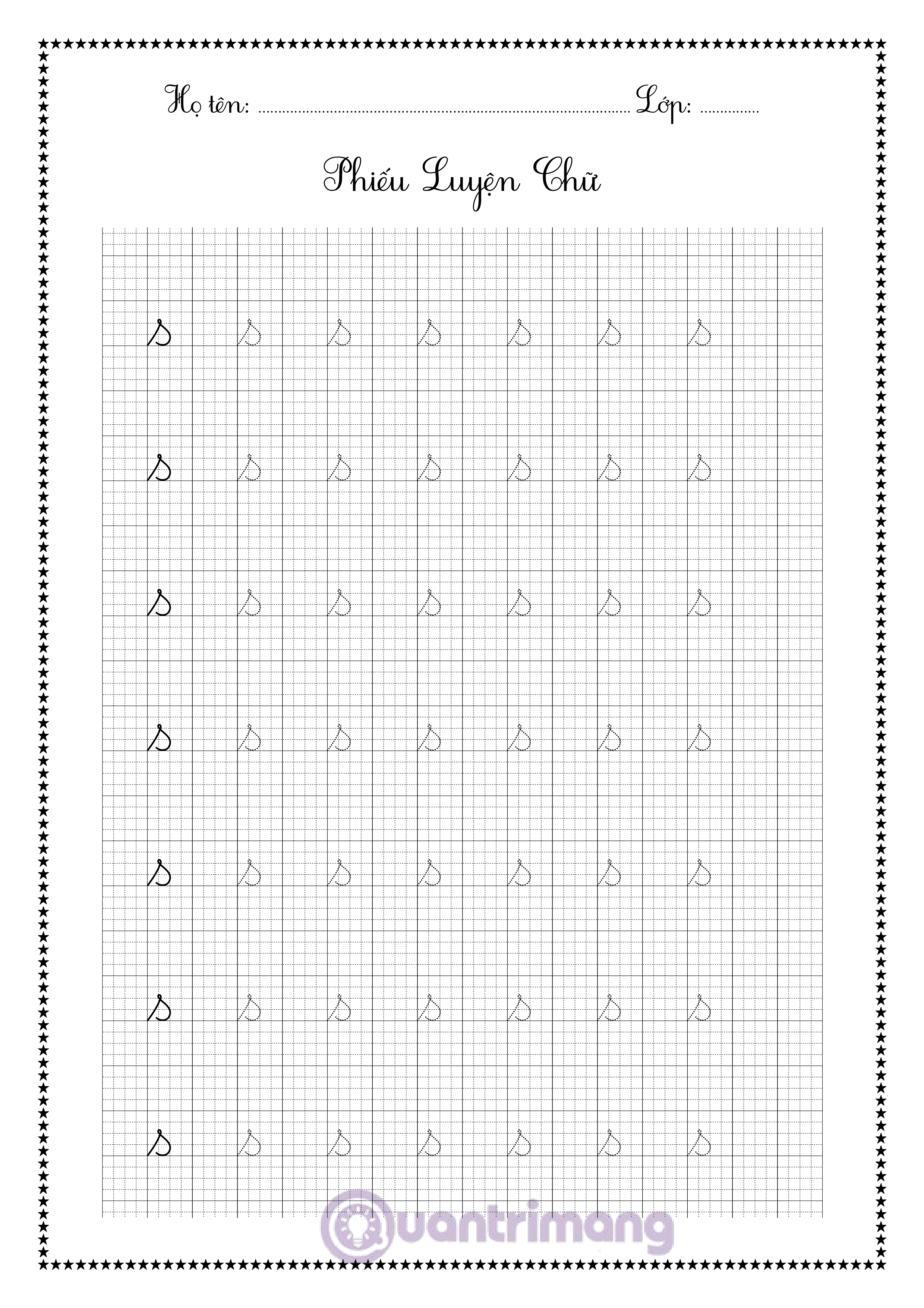 Picture 23 of Beautifully designed alphabet and number tracing practice book for 5-year-olds (from 1 to 10).