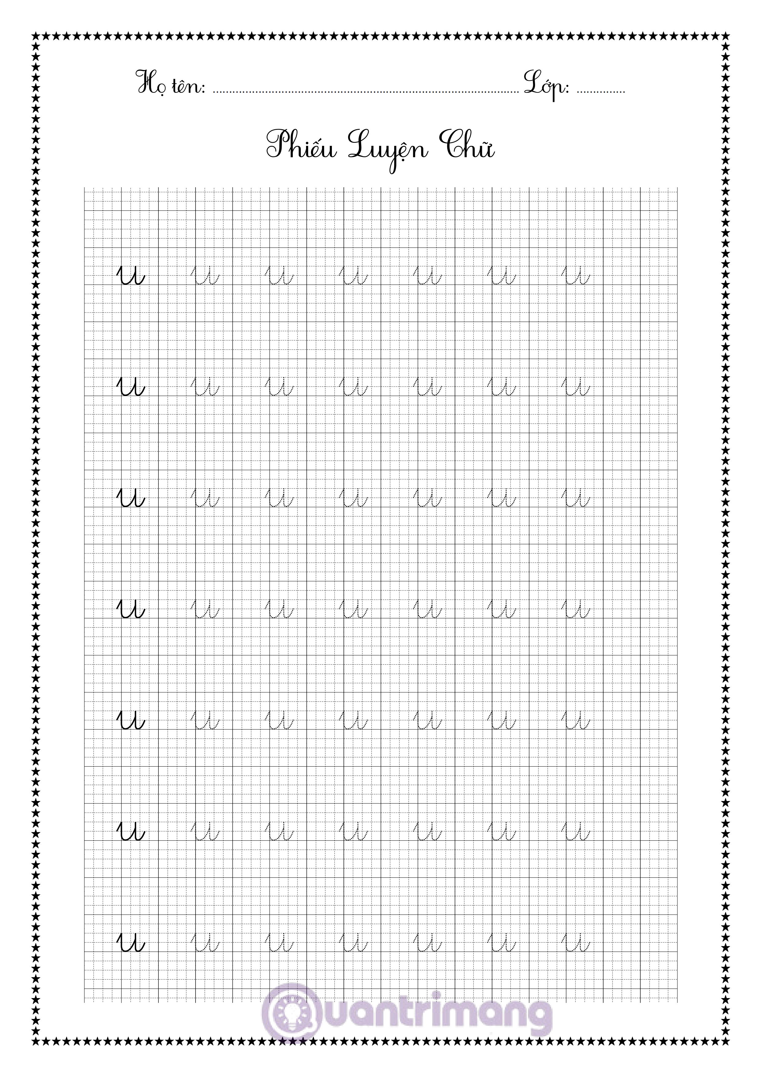 Picture 25 of Beautifully designed alphabet and number tracing practice book for 5-year-olds (from 1 to 10).