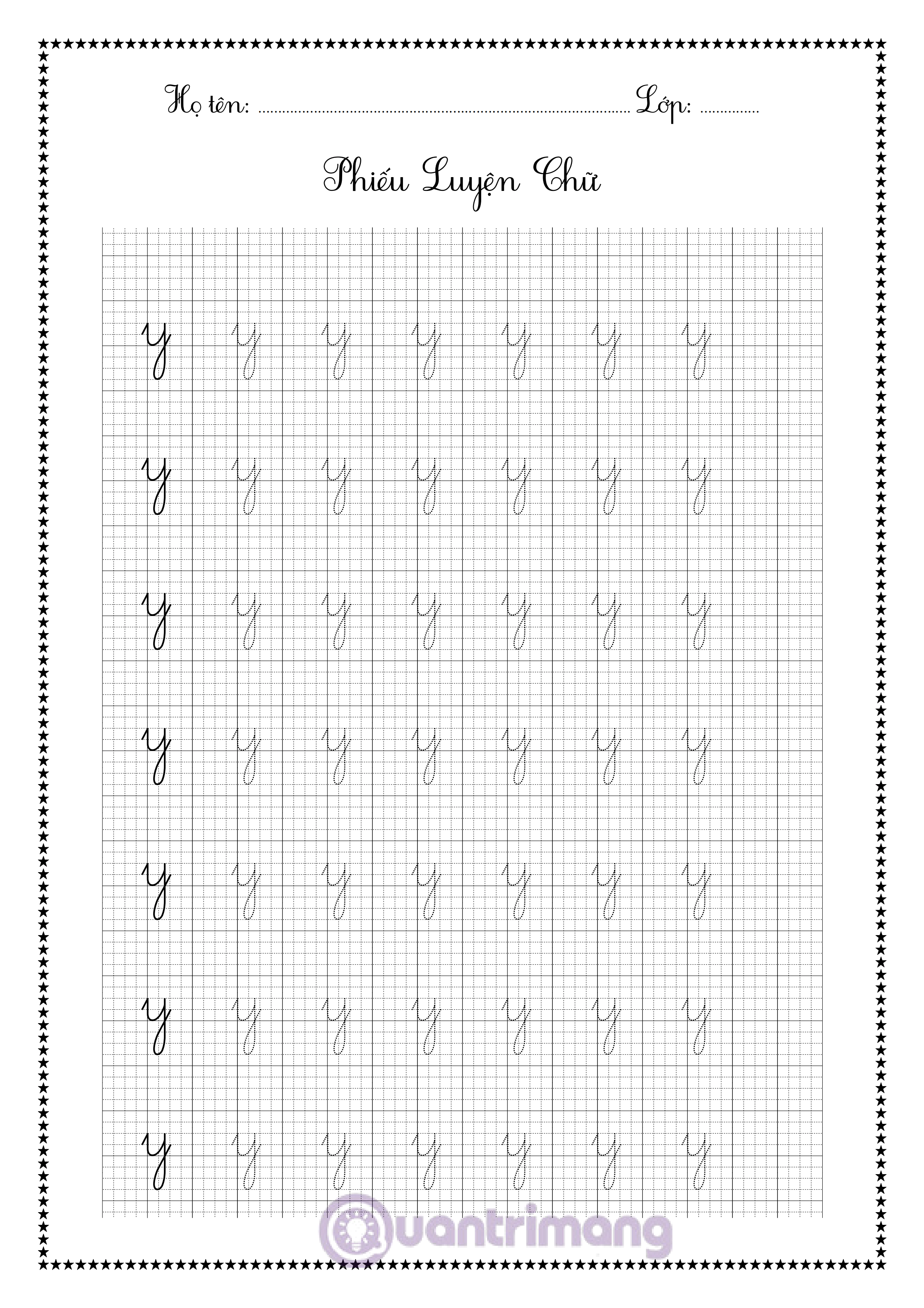 Picture 29 of Beautifully designed alphabet and number tracing practice book for 5-year-olds (from 1 to 10).