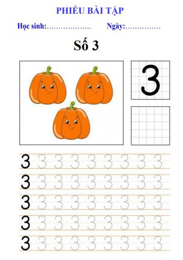 Picture 43 of Beautifully designed alphabet and number tracing practice book for 5-year-olds (from 1 to 10).