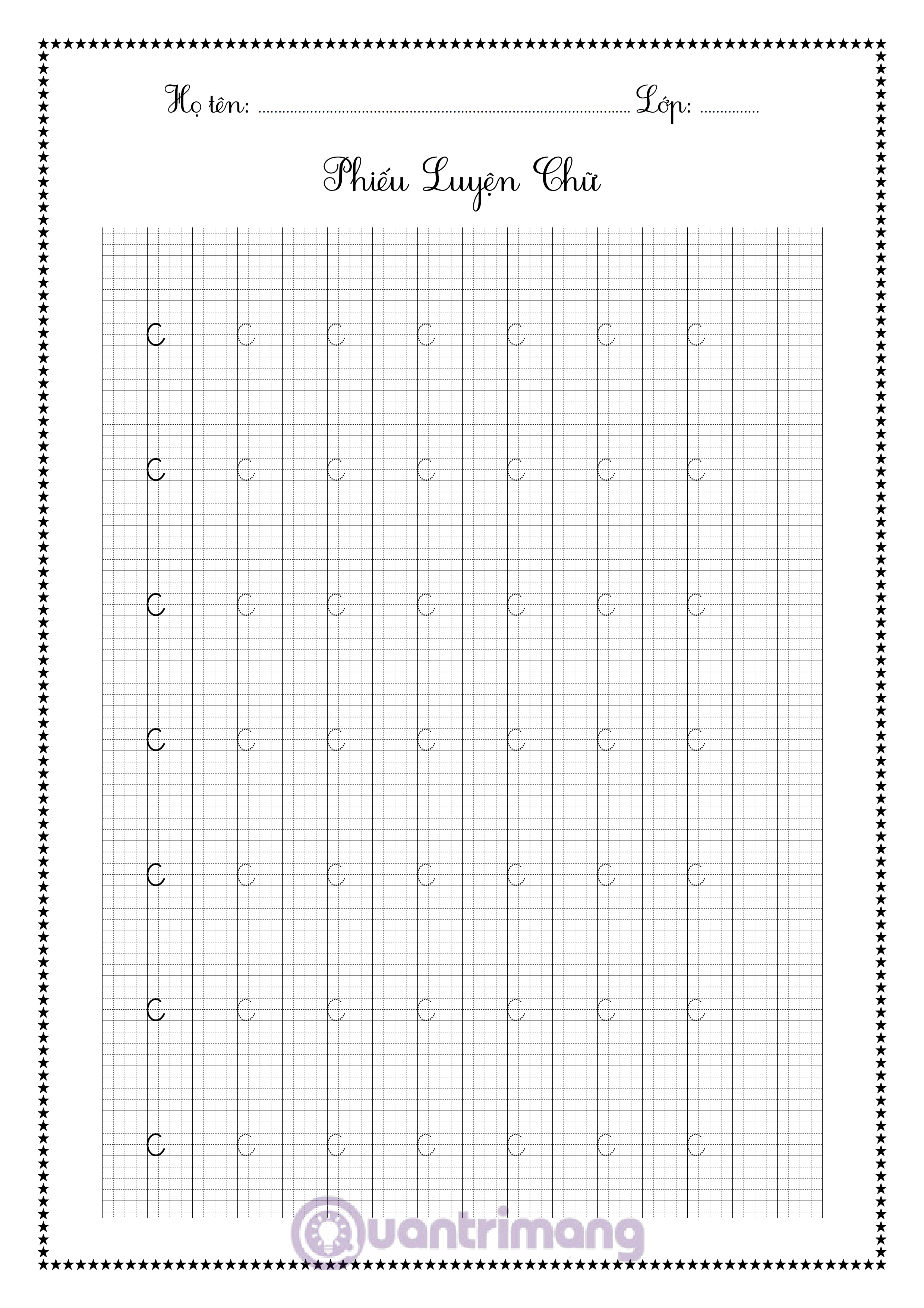 Picture 5 of Beautifully designed alphabet and number tracing practice book for 5-year-olds (from 1 to 10).