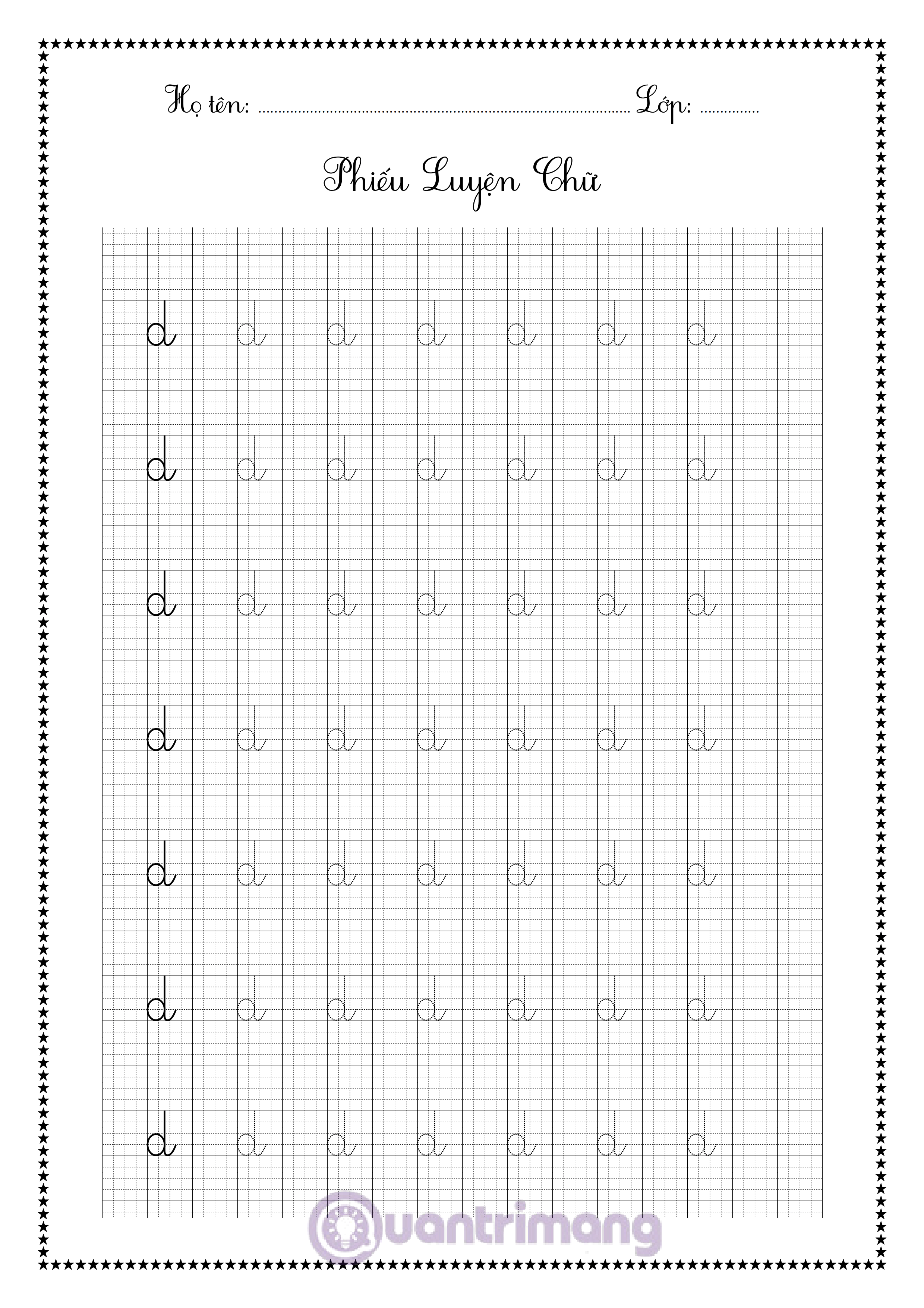 Picture 6 of Beautifully designed alphabet and number tracing practice book for 5-year-olds (from 1 to 10).