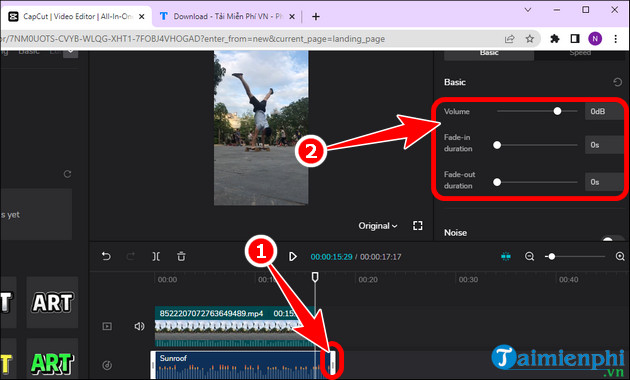 Link Capcut Online instructions for online access and use Picture 10
