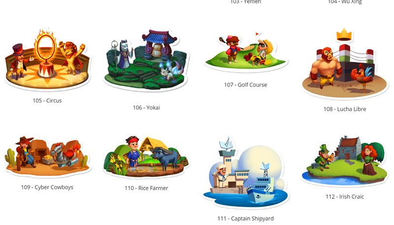 Picture 1 of List of all villages in Coin Master and their prices