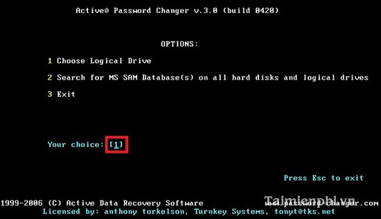 Log in to your computer when you forget your password or break your Windows password Picture 4