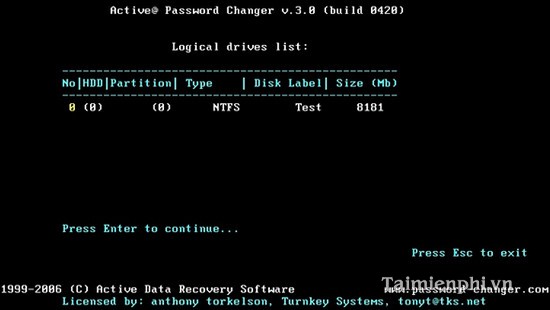 Log in to your computer when you forget your password or break your Windows password Picture 5