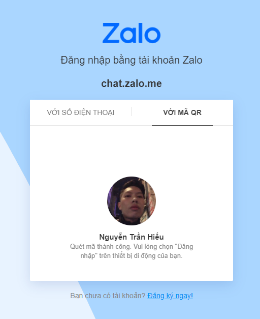 Log in to Zalo Web quickly without a password Picture 5