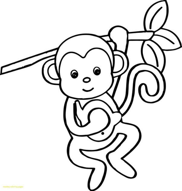 Lovely animal coloring pages for kids help develop thinking Picture 7