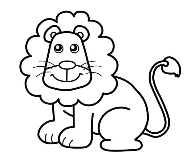 Lovely animal coloring pages for kids help develop thinking Picture 9